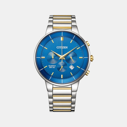 Citizen Men Quartz Blue Dial Chronograph Stainless Steel An8224-51L
