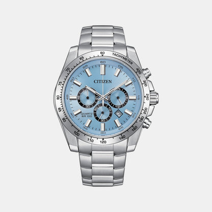 Citizen Men Quartz Blue Dial Chronograph Stainless Steel Watch An8230-59L