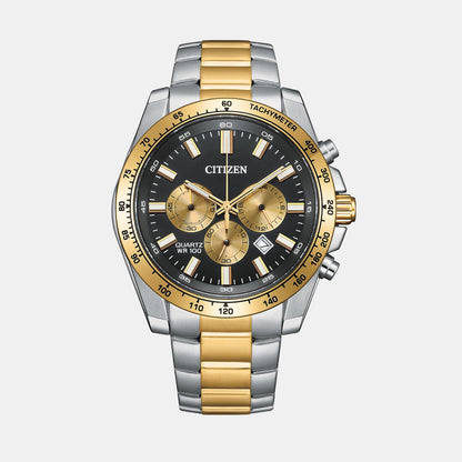 Citizen Men Quartz Grey Dial Chronograph Stainless Steel Watch An8234-58E