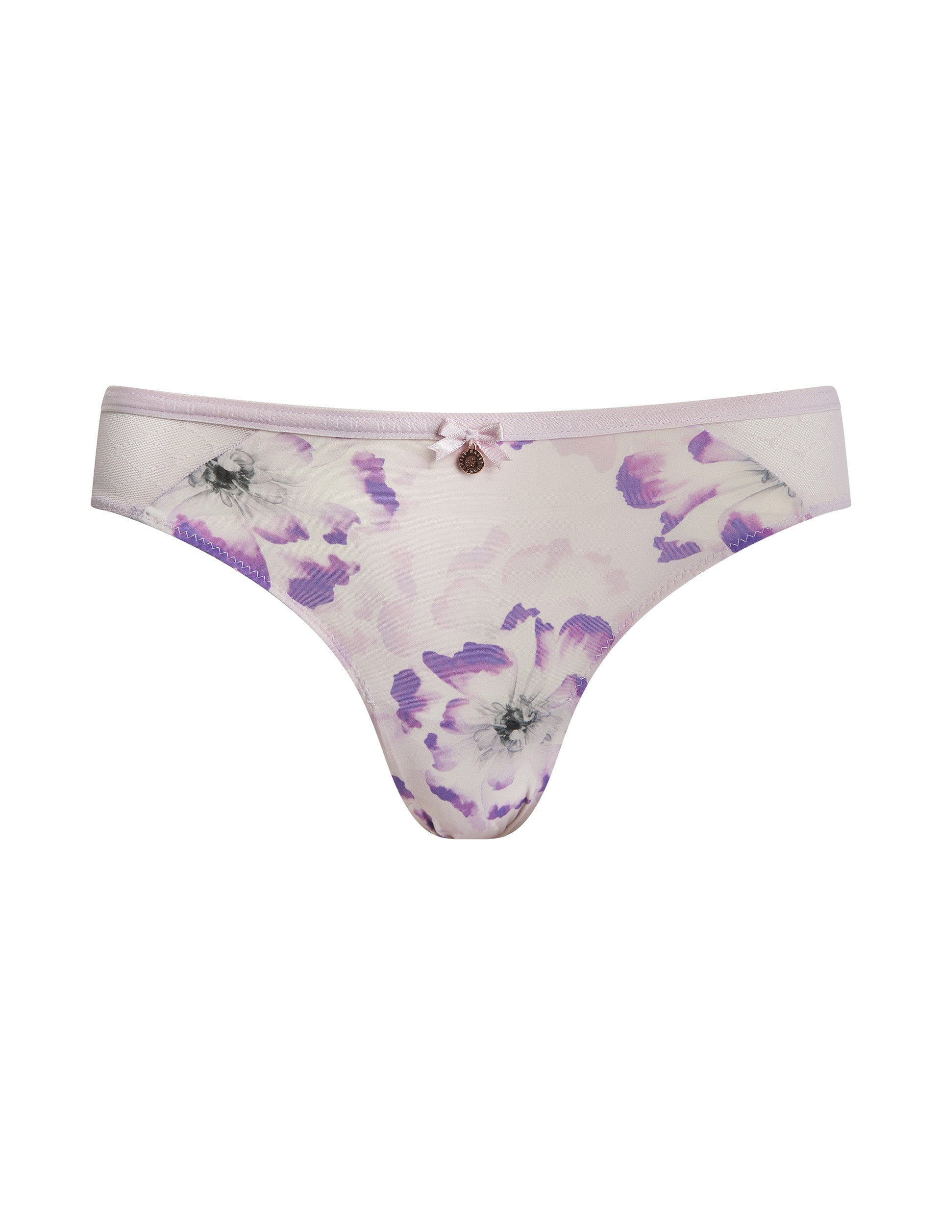 Ted Baker Annie Floral Print Mesh Midrise Briefs Women's