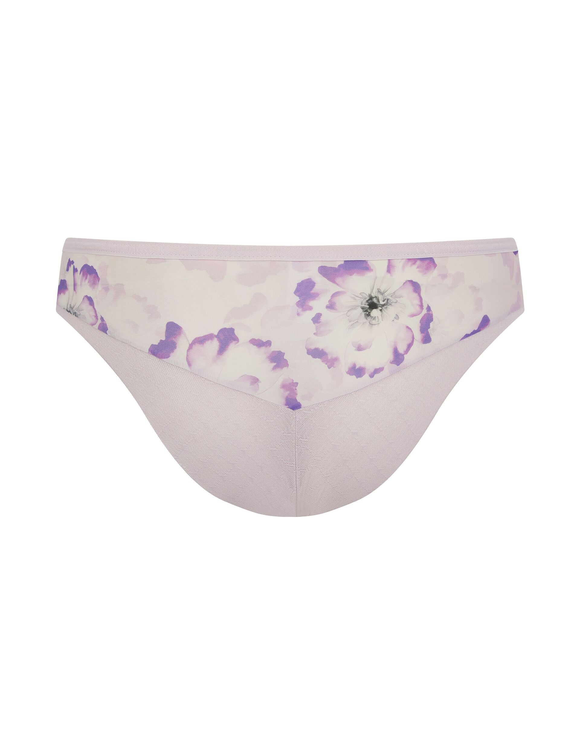 Ted Baker Annie Floral Print Mesh Midrise Briefs Women's