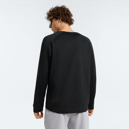 Men's ANTA Run Long Sleeve Top - Black