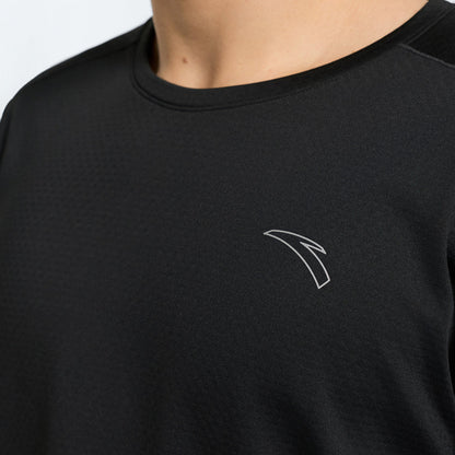 Men's ANTA Run Long Sleeve Top - Black