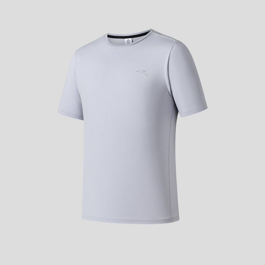 Men's ANTA Run Short-Sleeve Tee - Gray