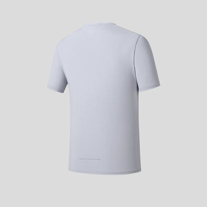 Men's ANTA Run Short-Sleeve Tee - Gray
