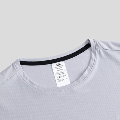 Men's ANTA Run Short-Sleeve Tee - Gray