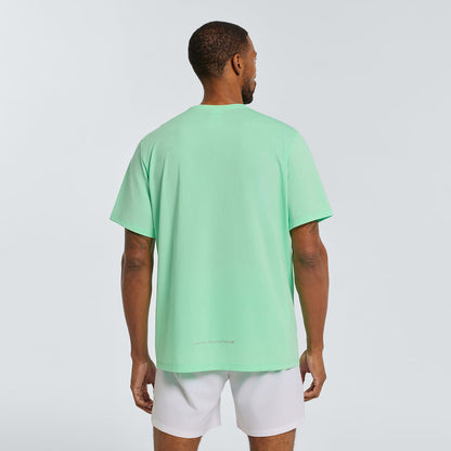 Men's ANTA Run Short-Sleeve Tee - Neon Green