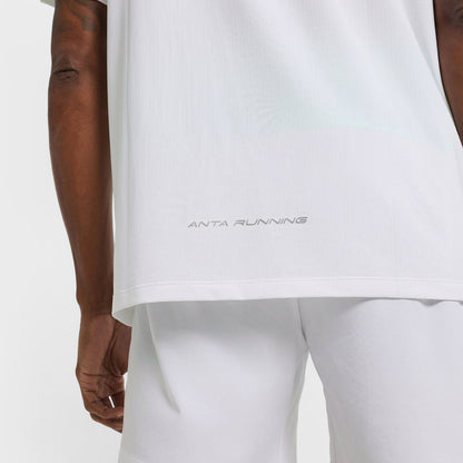 Men's ANTA Run Short-Sleeve Tee - White
