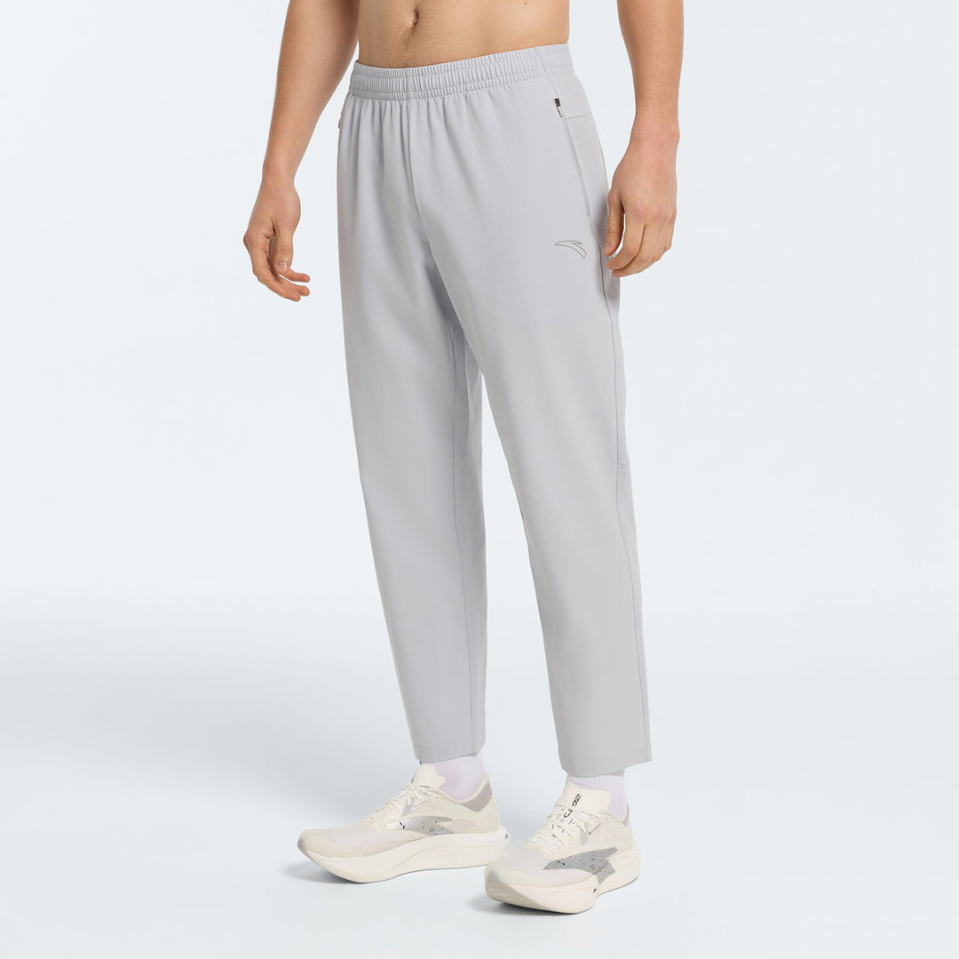 Men's ANTA Run Woven Track Pants - Grey