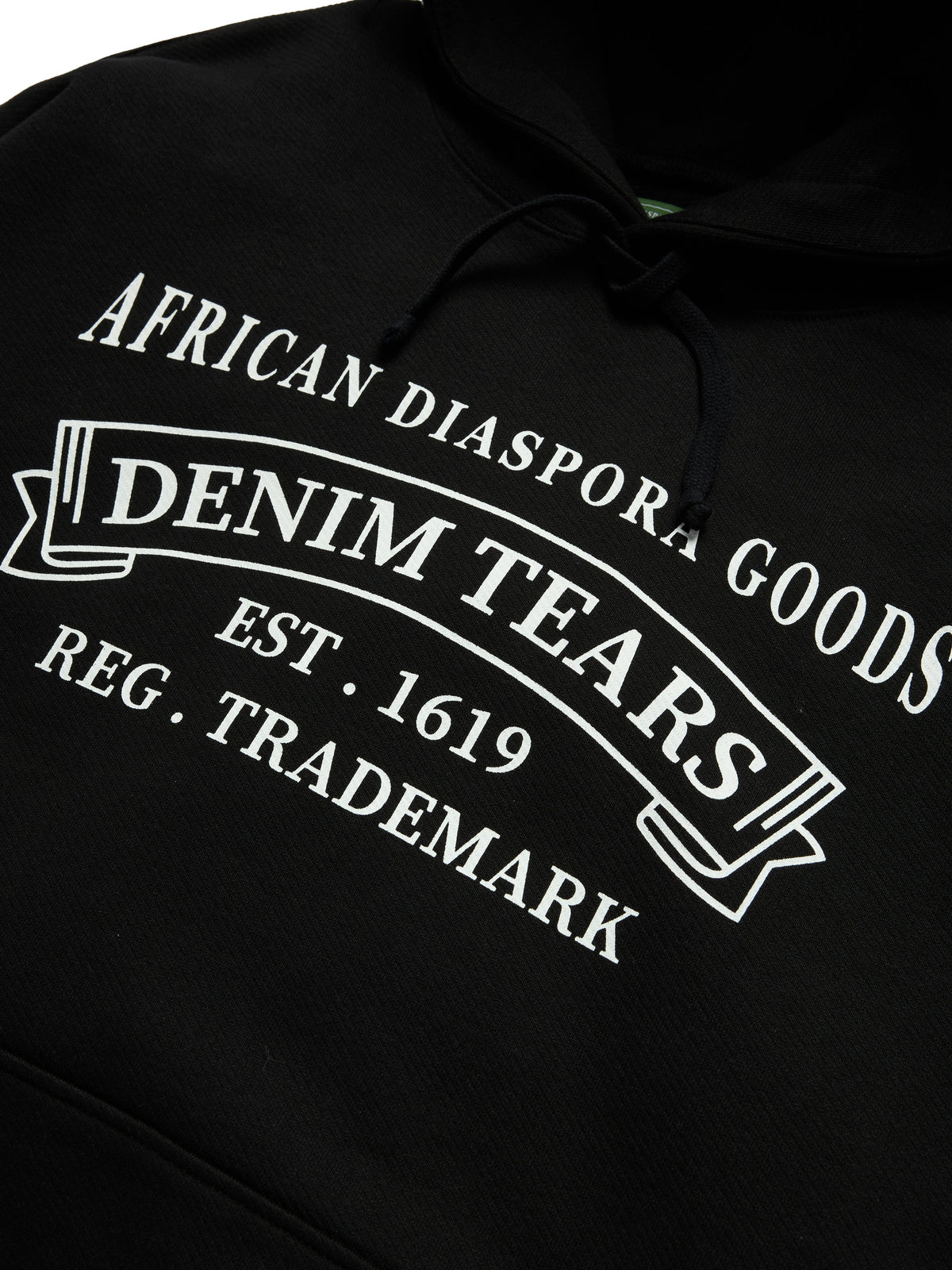 Denim Tears ADG Stamp Hoodie Black