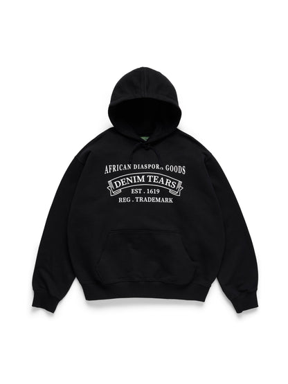 Denim Tears ADG Stamp Hoodie Black