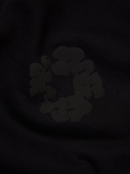 Denim Tears Mono Cotton Wreath Sweatpants Black