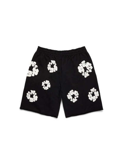 Denim Tears Cotton Wreath Sweatshorts Black