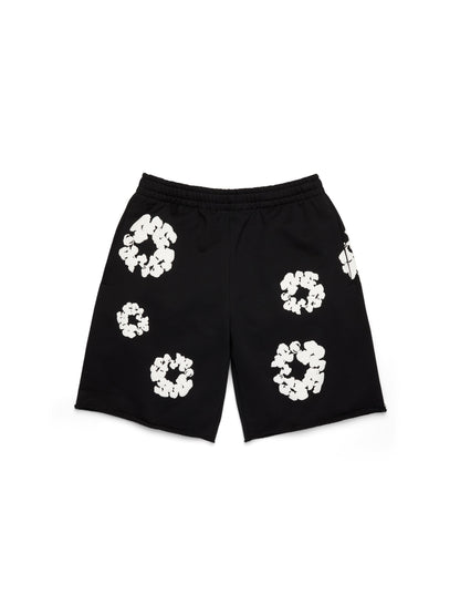 Denim Tears Cotton Wreath Sweatshorts Black