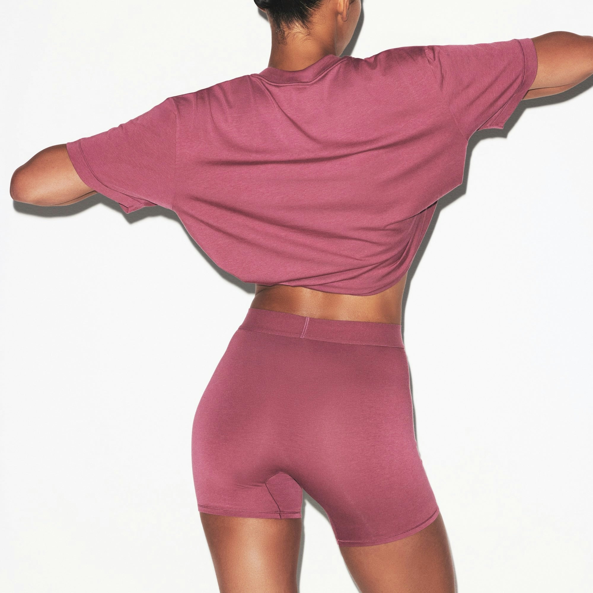 Skims Boyfriend Boxer Beet