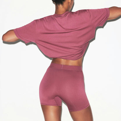 Skims Boyfriend Boxer Beet