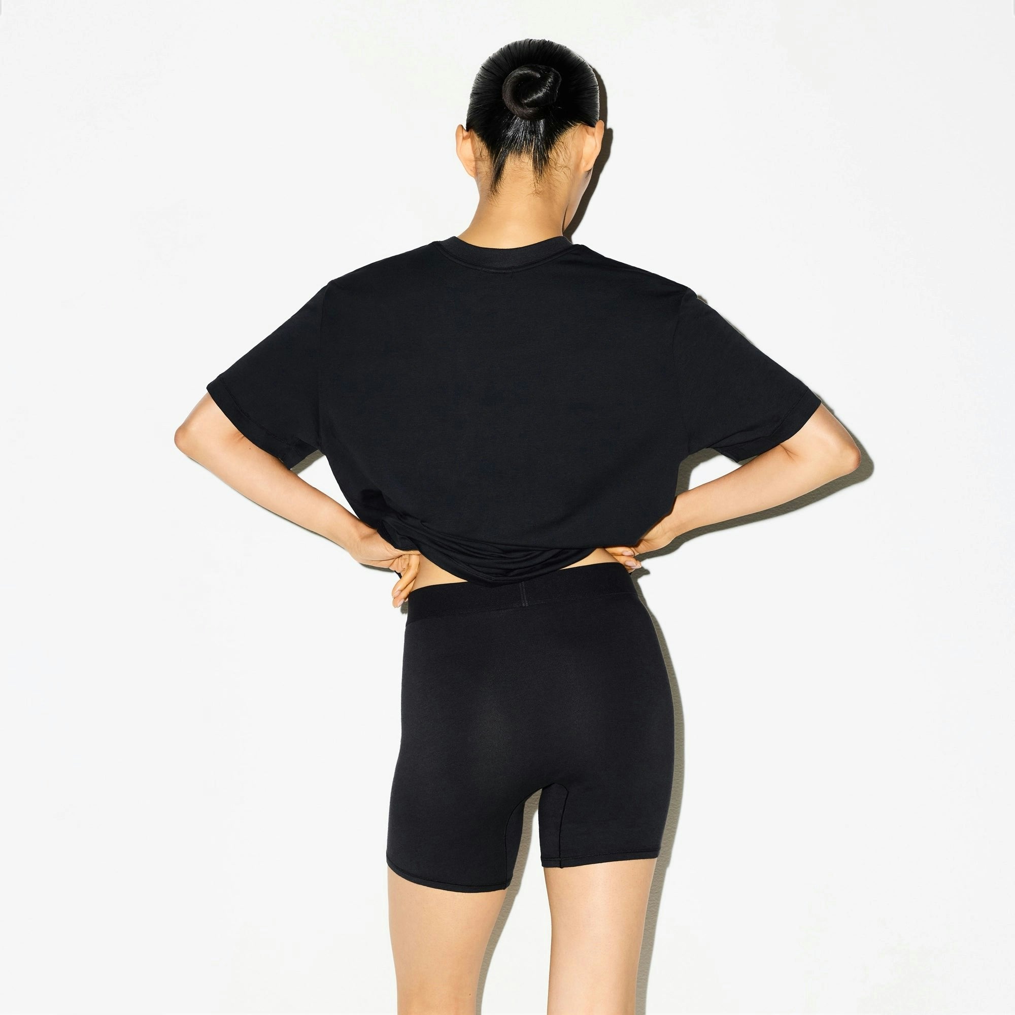 Skims Boyfriend Boxer Onyx
