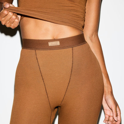 Skims Cotton Rib Legging Chai