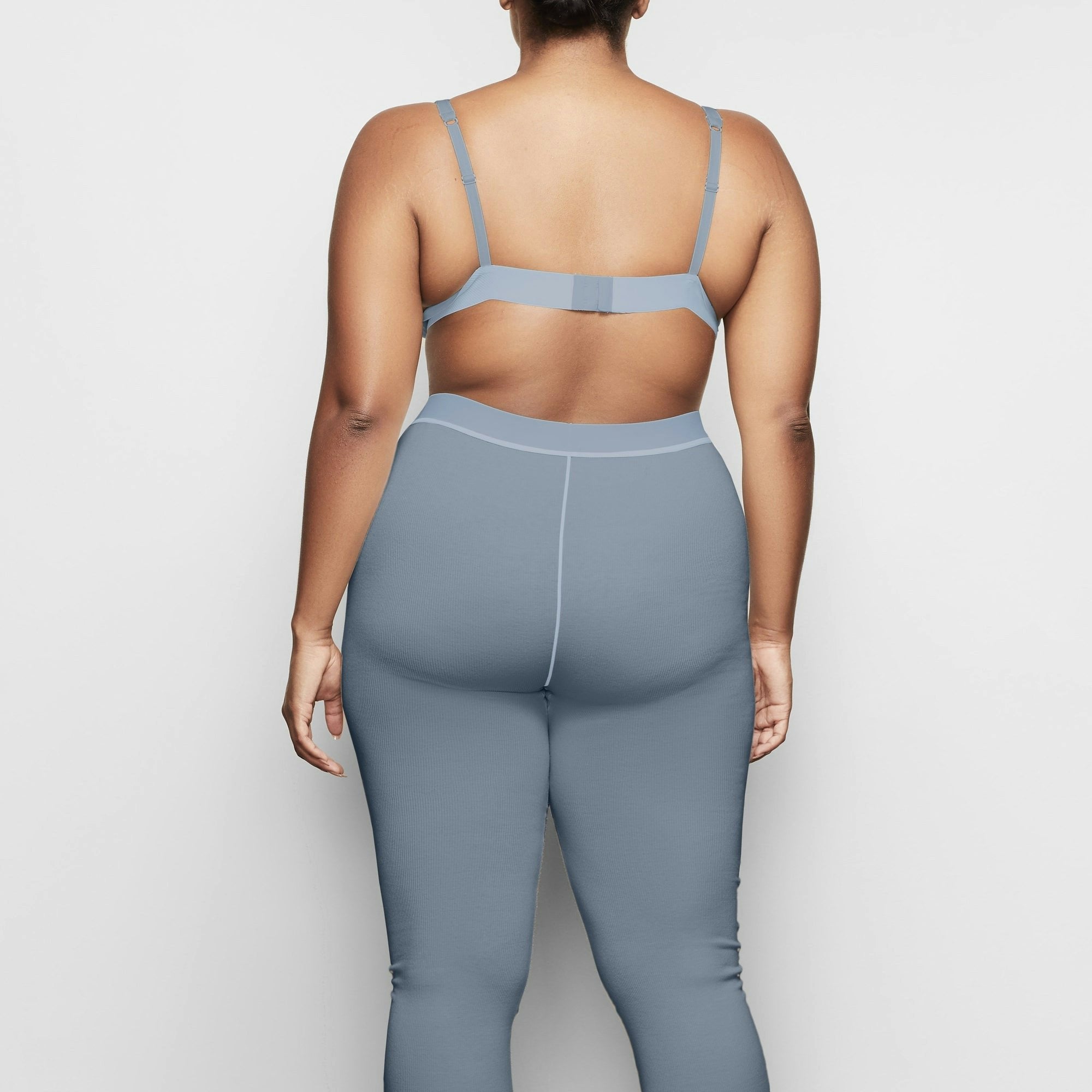Skims Cotton Rib Legging Kyanite