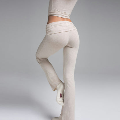COTTON JERSEY FOLDOVER PANT