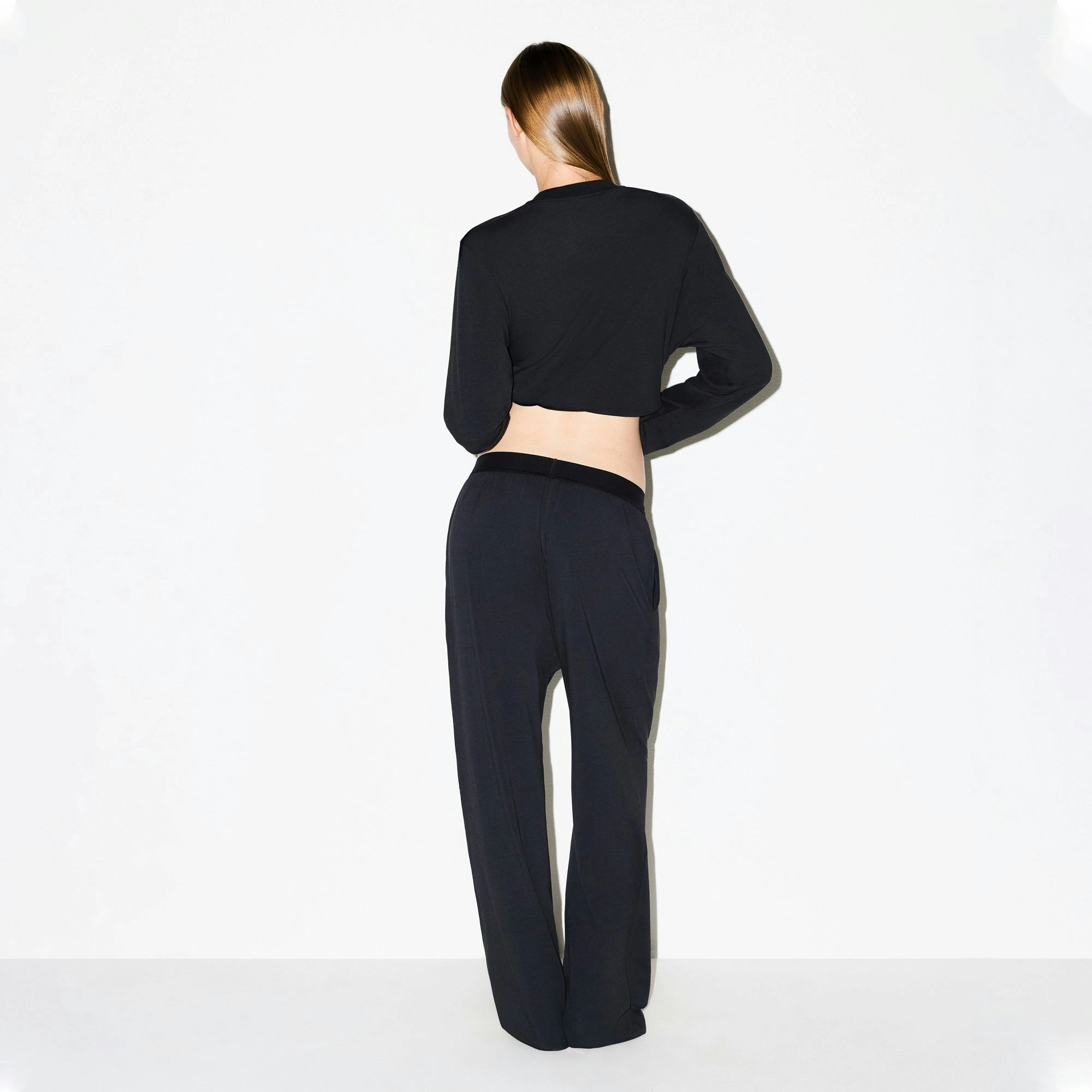 Skims Boyfriend Loose Pant Onyx