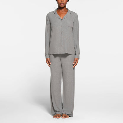 Skims Soft Lounge Sleep Set Heather Grey