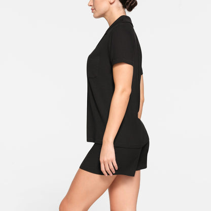 Skims Soft Lounge Short Sleep Set Onyx