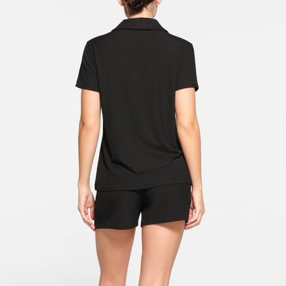 Skims Soft Lounge Short Sleep Set Onyx