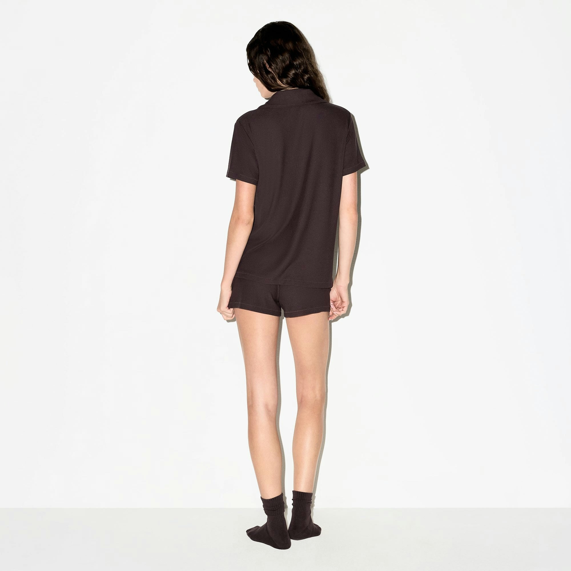 Skims Soft Lounge Short Sleep Set Phoenix