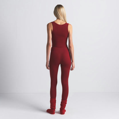 Skims Cotton Rib Tank Brick