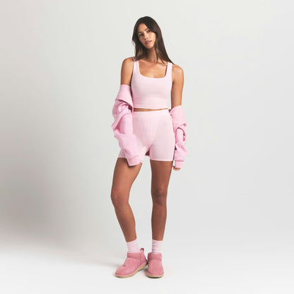 Skims Cotton Rib Tank Cherry Blossom