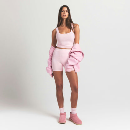 Skims Cotton Rib Tank Cherry Blossom