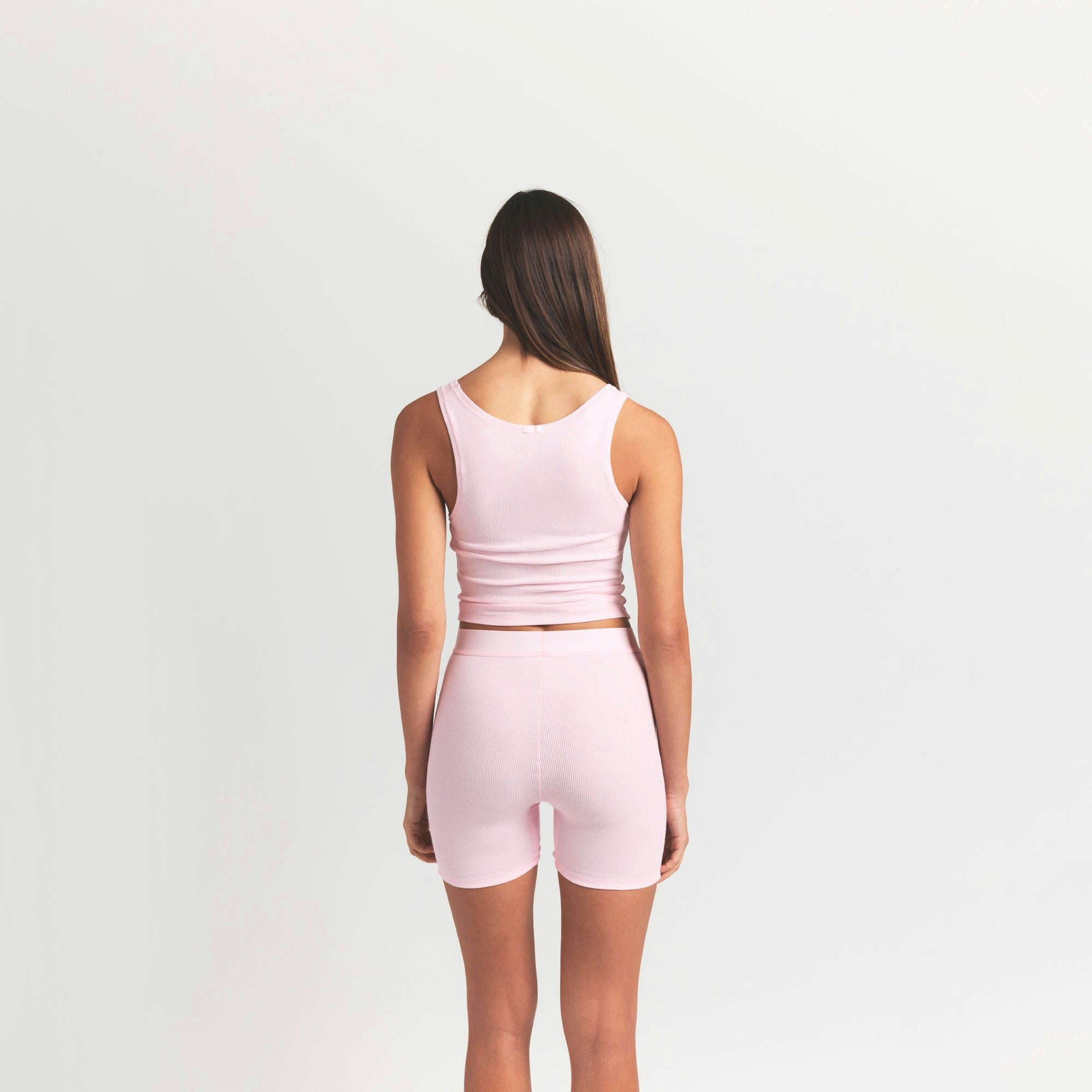 Skims Cotton Rib Tank Cherry Blossom