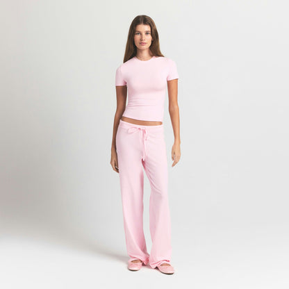 Skims Cotton Jersey T-Shirt Cherry Blossom