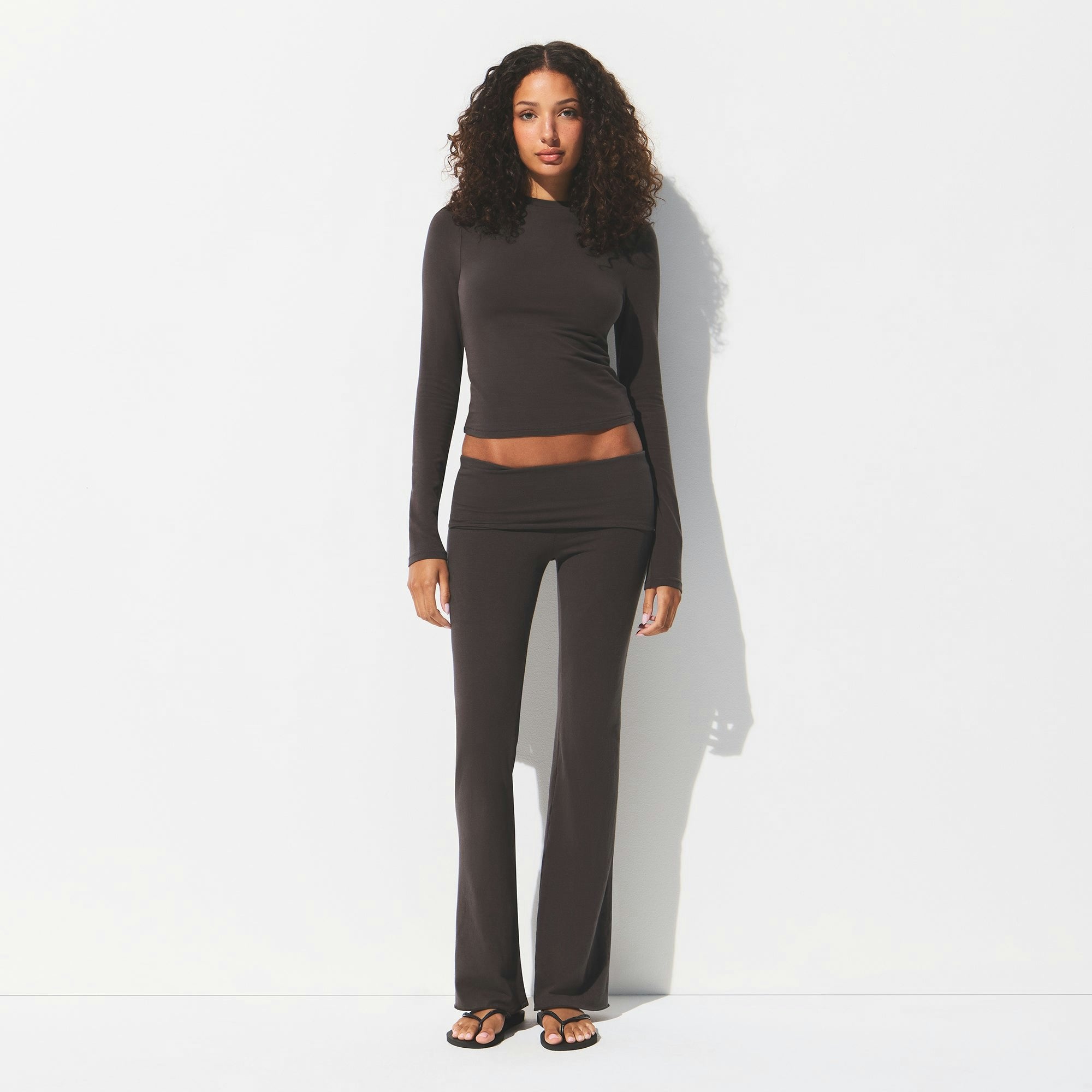 COTTON JERSEY LONG SLEEVE T-SHIRT