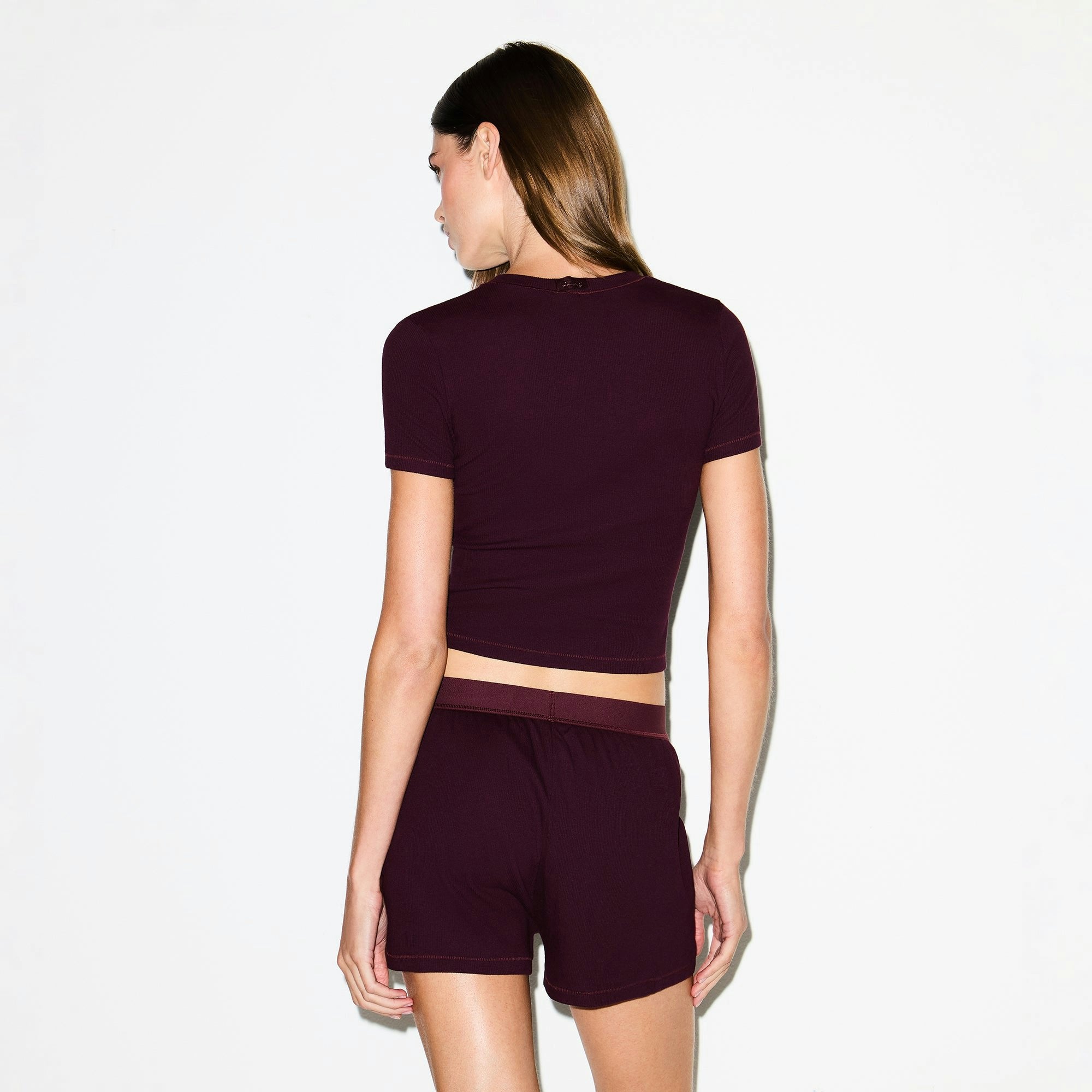 COTTON RIB T-SHIRT