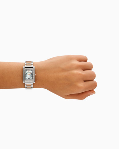 Emporio Armani  Two-Hand Two-Tone Stainless Steel Watch