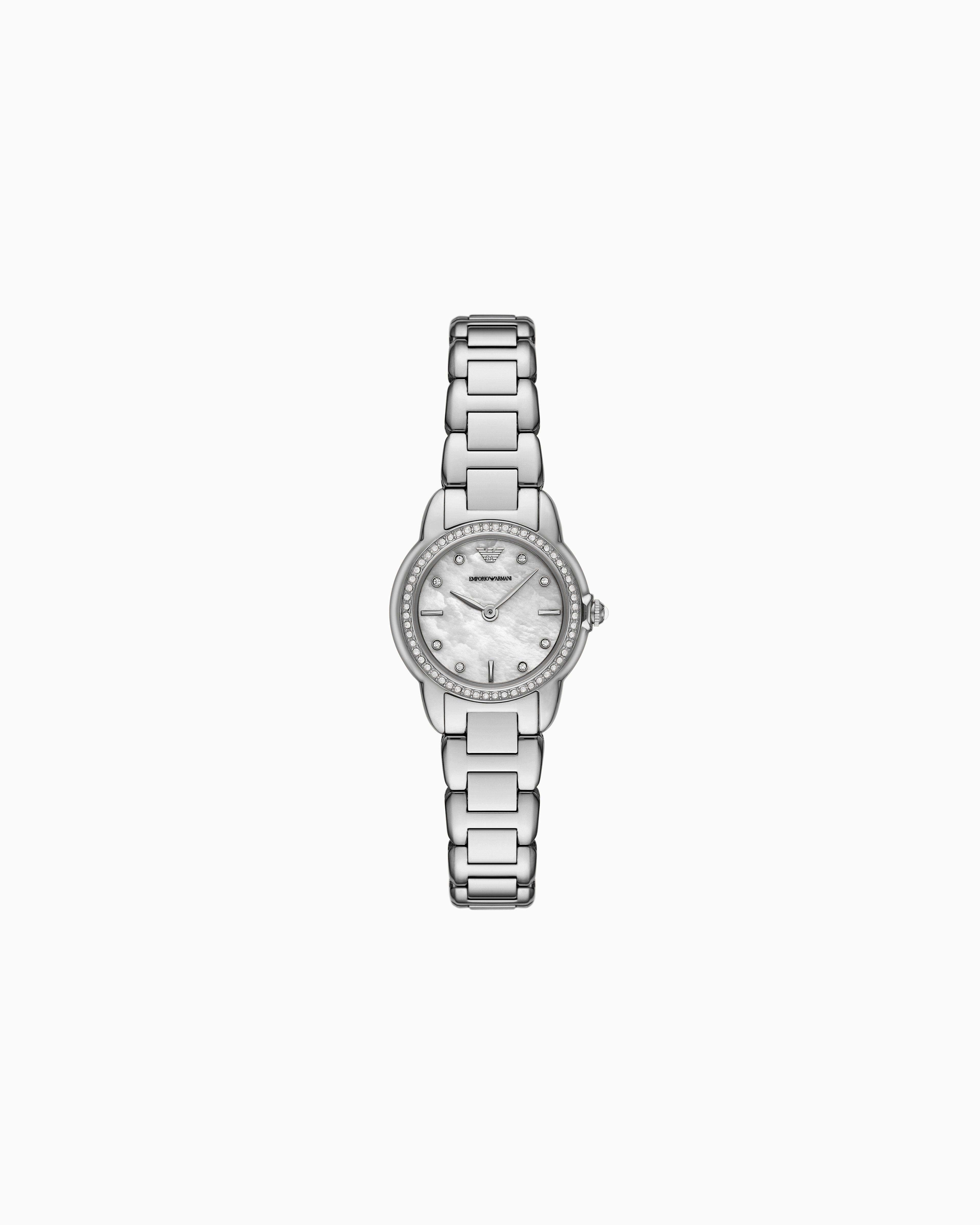 Emporio Armani  Two-Hand Stainless Steel Watch