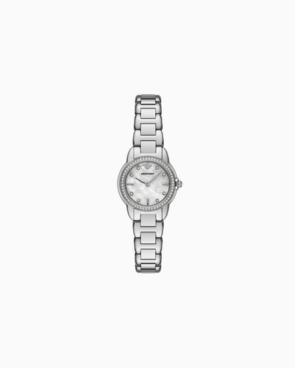 Emporio Armani  Two-Hand Stainless Steel Watch