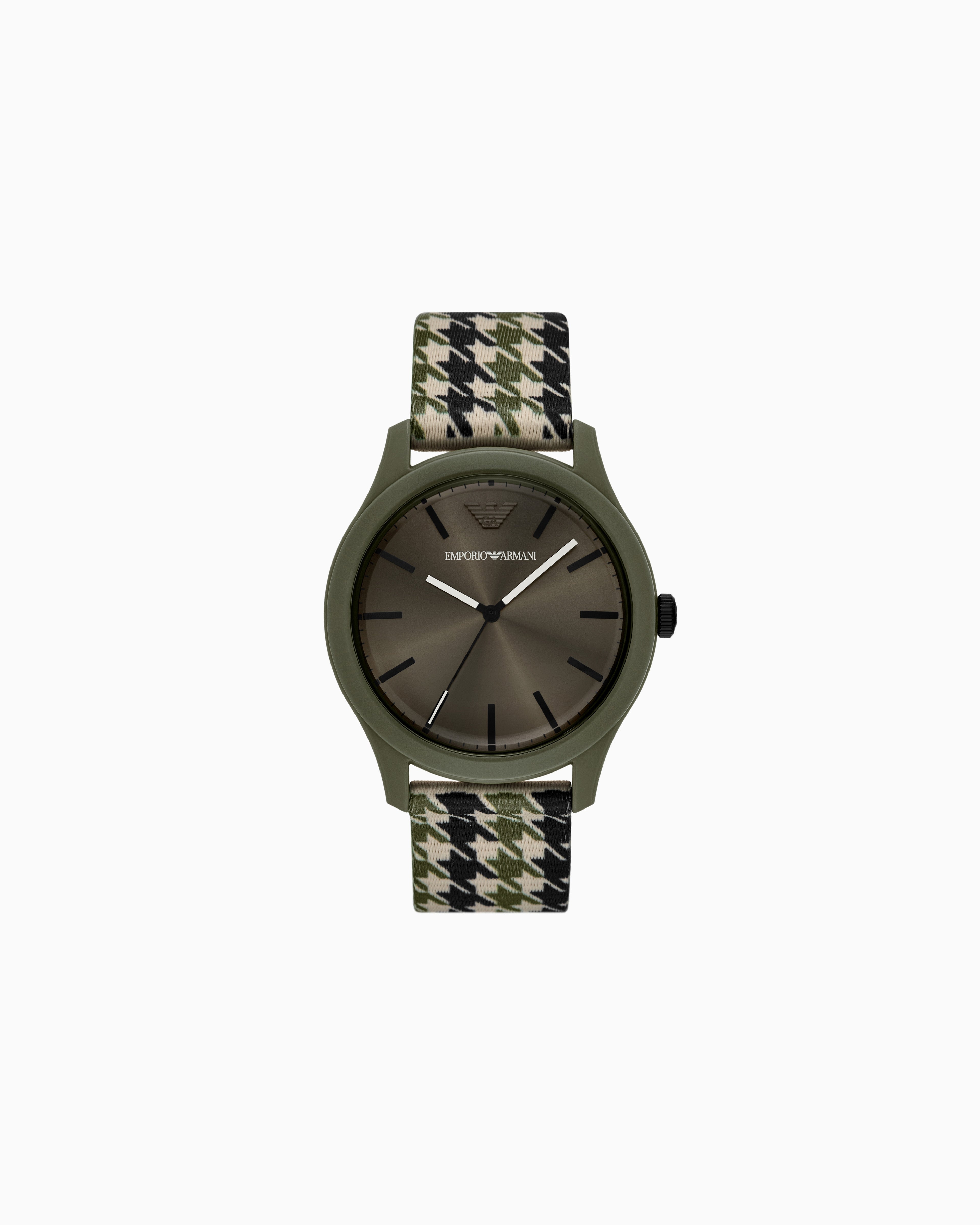 Emporio Armani Three-Hand #tide ocean material® Nylon Fabric Watch