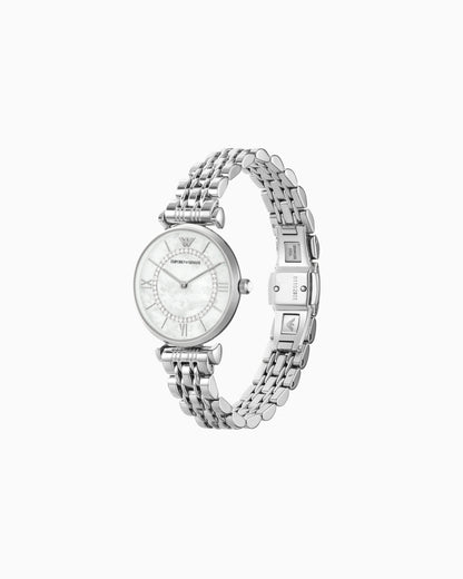 Emporio Armani Women's Two-Hand Stainless Steel Watch