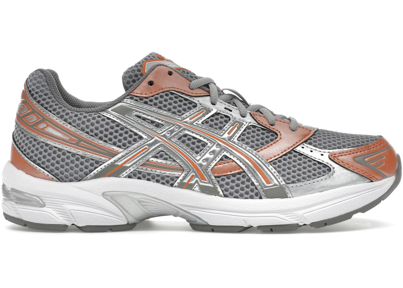 asics gel-1130 cement grey rust orange