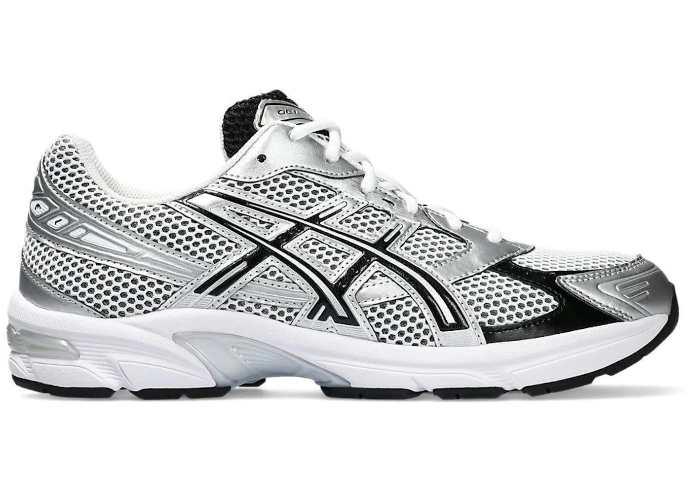 asics gel-1130 white black silver