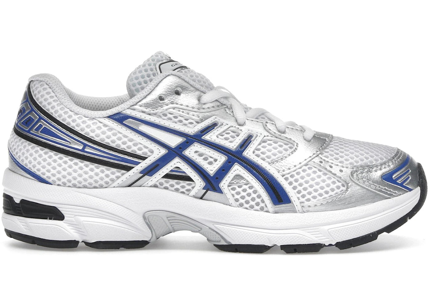 asics gel-1130 white blue (gs)