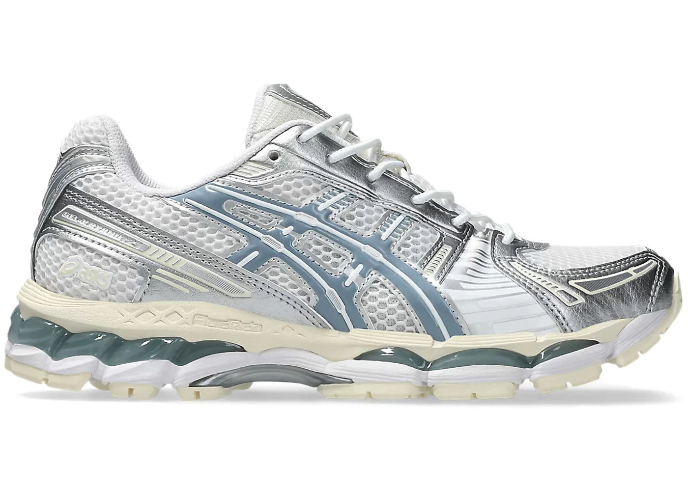 asics gel-kayano 12.1 silver ice blue