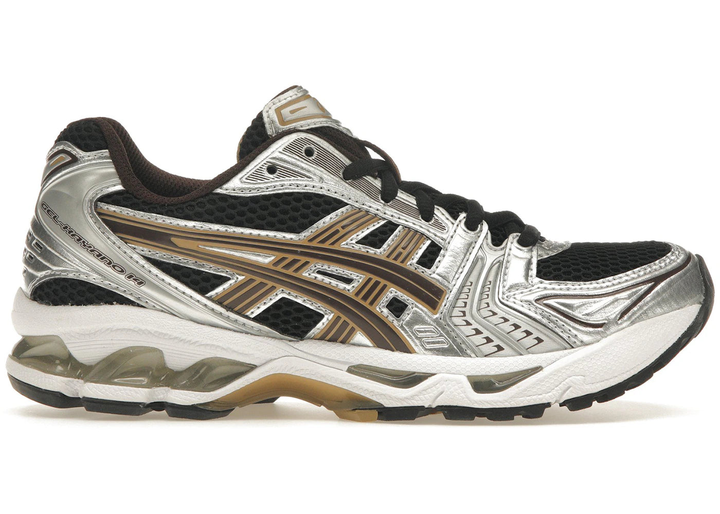 asics gel-kayano 14 black coffee silver