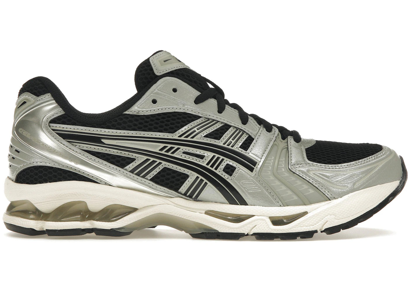 asics gel-kayano 14 black seal grey