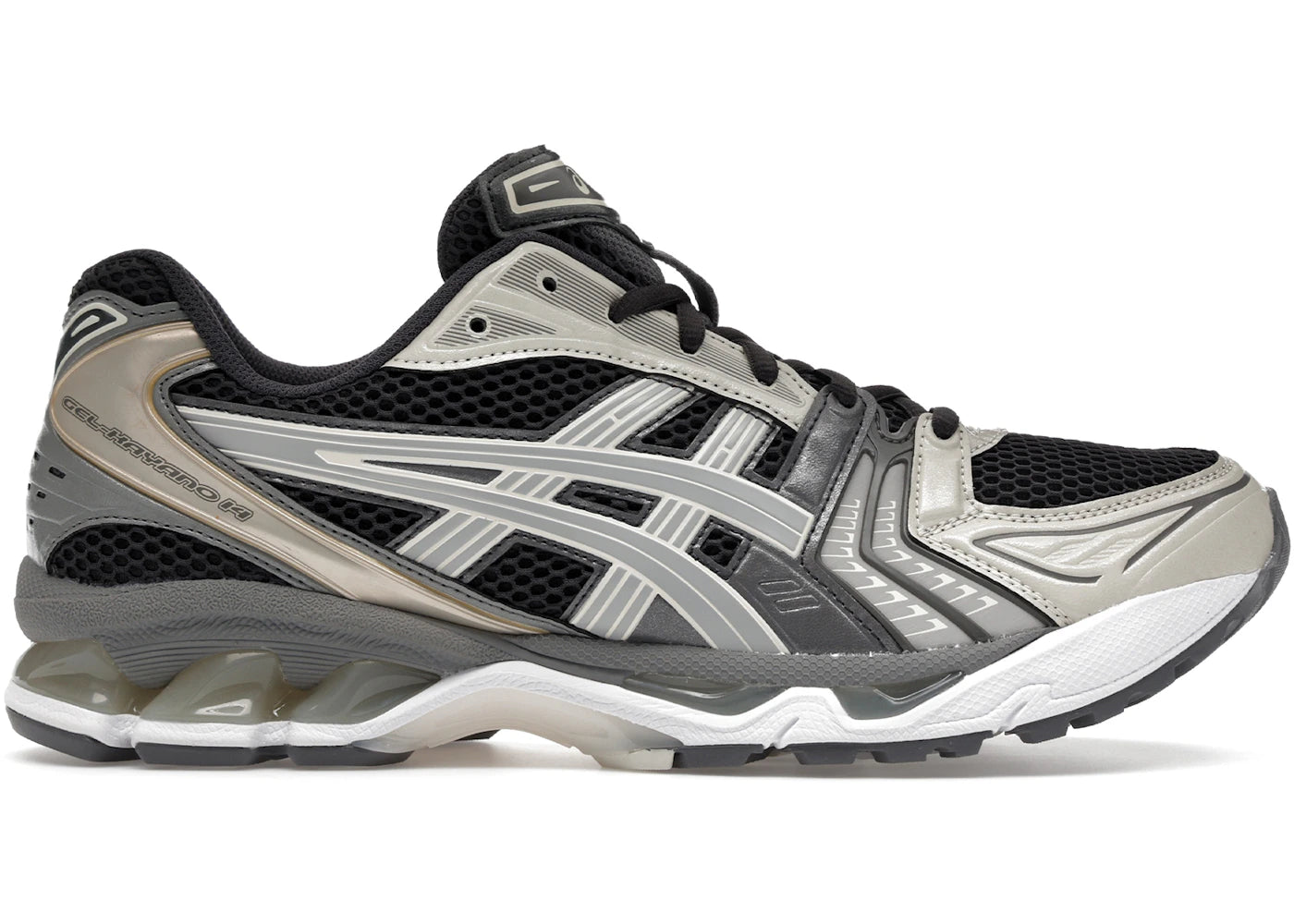 asics gel-kayano 14 obsidian grey cement