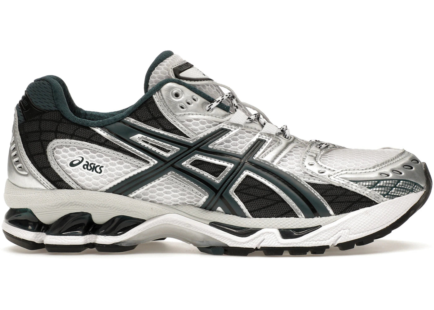 asics gel-nimbus 10.1 white saxon green