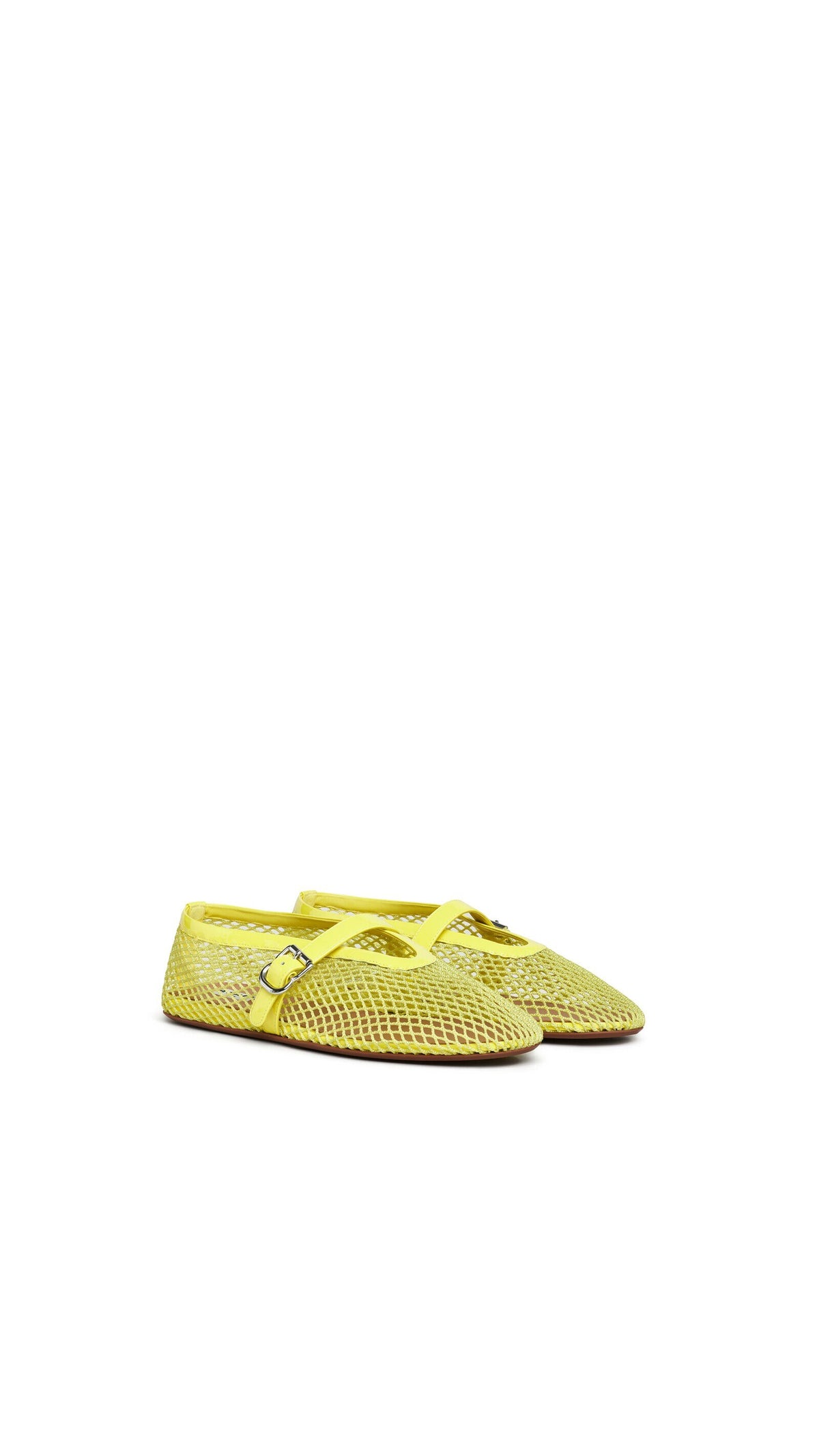 Alaïa Ballet Flats In Fishnet